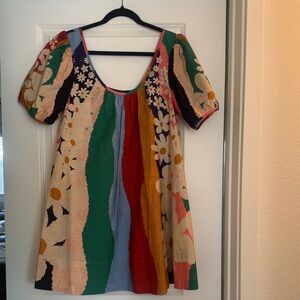 Farm Rio Super Fun Daisy Mini Dress